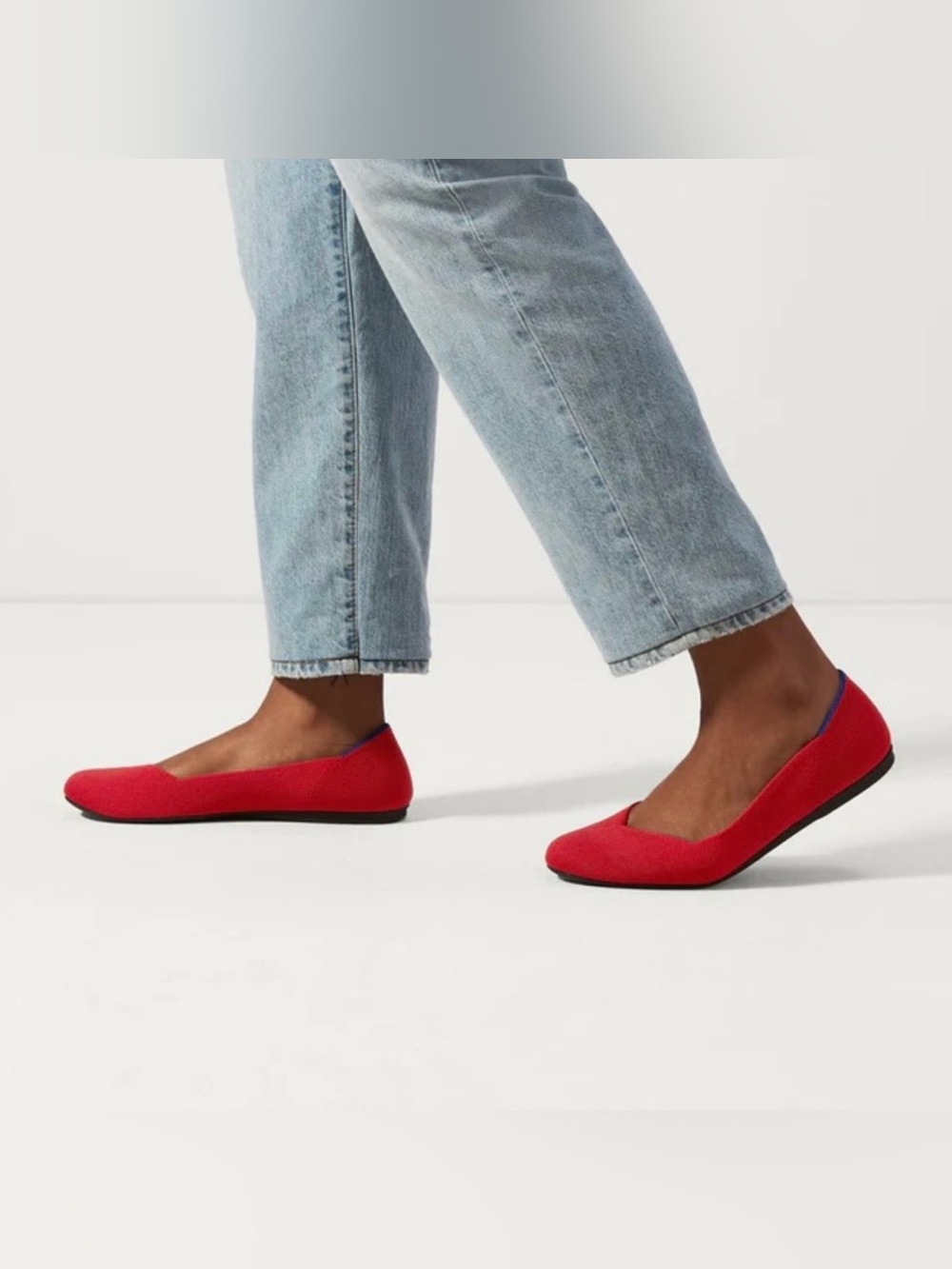 Rothy’s Red Round Toe Flats
